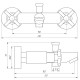 Змішувач для ванни Globus Lux DUKAT SD4-102 - Globus Lux