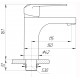 Змішувач для умивальника DOMINO DD-401 - DOMINO