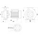 Насос моноблочный IR 32-125A 1,5 кВт SAER (20 м3/ч,25,4 м)