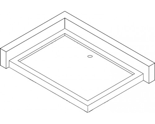 Душевой поддон прямоугольный NAREW SL120F BRAVO (1уп.)