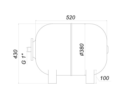 Гідроакумулятор 50л Zilmet ultra-pro 10bar ( 1100005005 ) - Zilmet